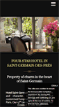 Mobile Screenshot of hotel-saint-germain.fr
